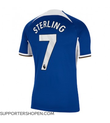 Chelsea Raheem Sterling #7 Hemma Matchtröja 2023-24 Kortärmad